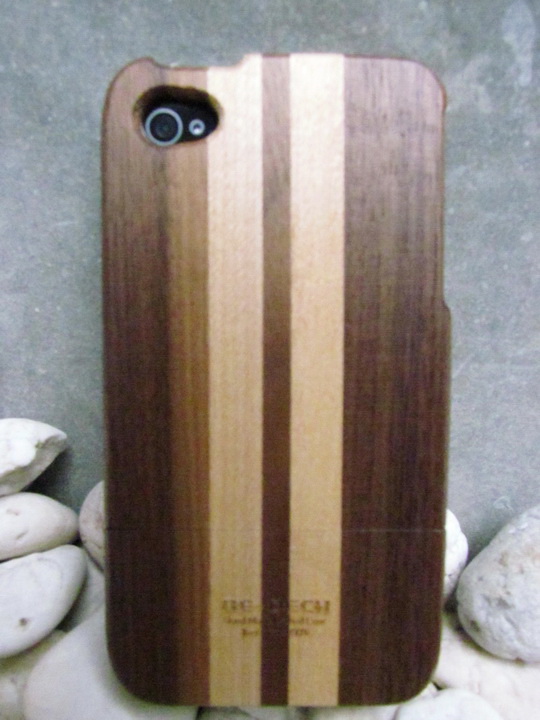 Mixed Wooden Walnut & Maple Iphone4 Case