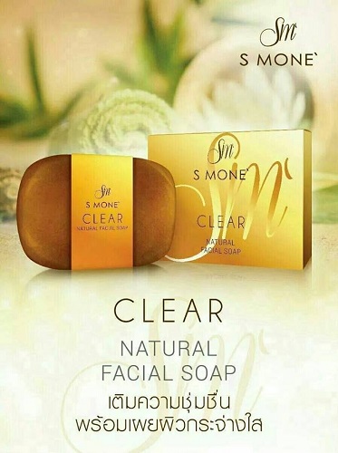 S Mone’ CLEAR Natural Facial Soap สบู่ล้างหน้า
