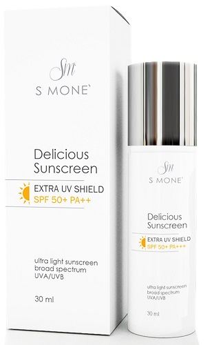 S Mone Delicious Sunscreen SPF 50+ PA+++ ครีมกันแดดทาหน้า